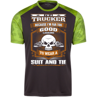 Trucker Far Too Good Looking Wear Suit Tie